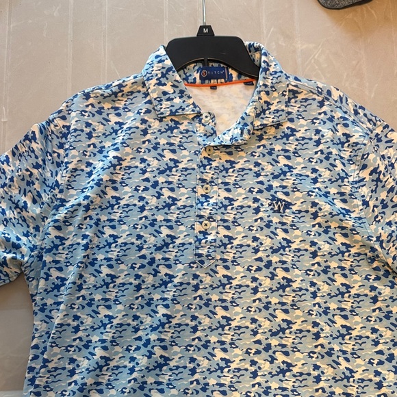Stitch Other - Blue Camouflage Stitch Polo Shirt
